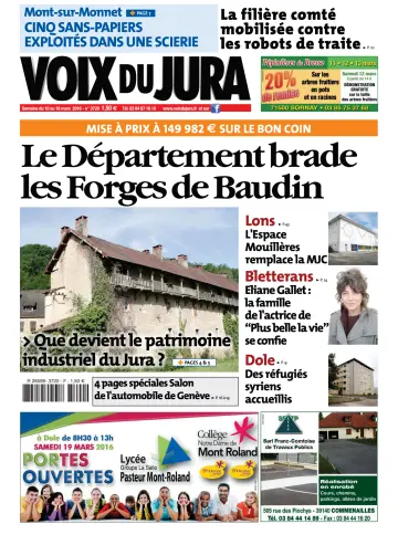 Voix du Jura - 10 Mar 2016