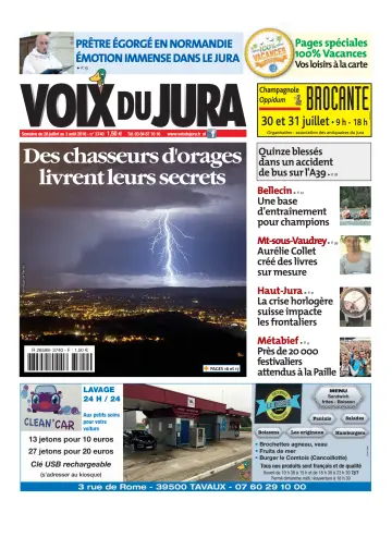 Voix du Jura - 28 七月 2016