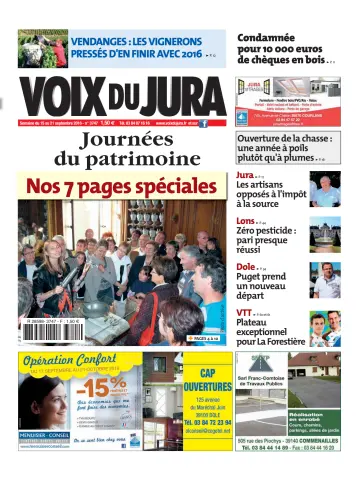 Voix du Jura - 15 九月 2016