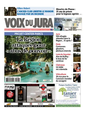 Voix du Jura - 27 十月 2016