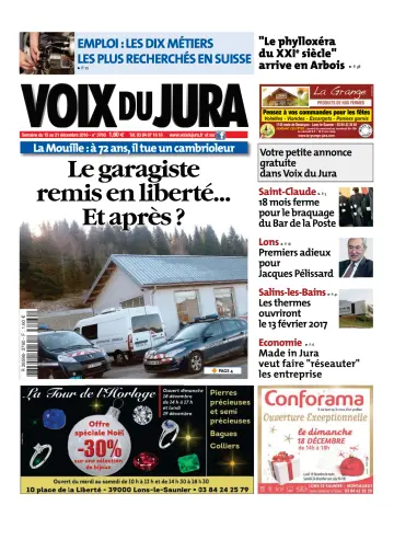 Voix du Jura - 15 十二月 2016