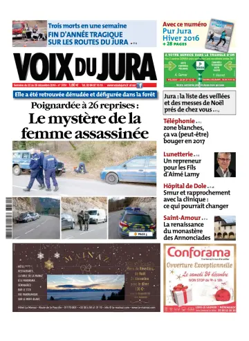 Voix du Jura - 22 十二月 2016