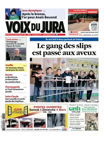 Voix du Jura - 22 2월 2018