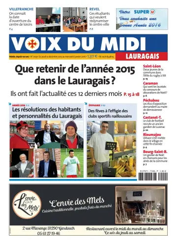 Voix du Midi (Lauragais) - 31 Dec 2015