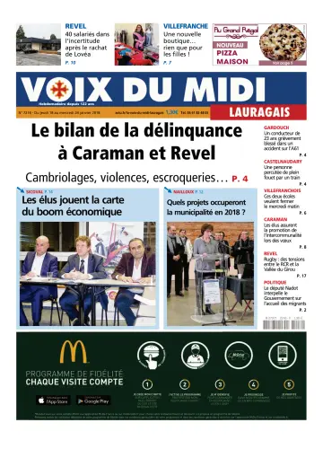 Voix du Midi (Lauragais) - 18 Ean 2018