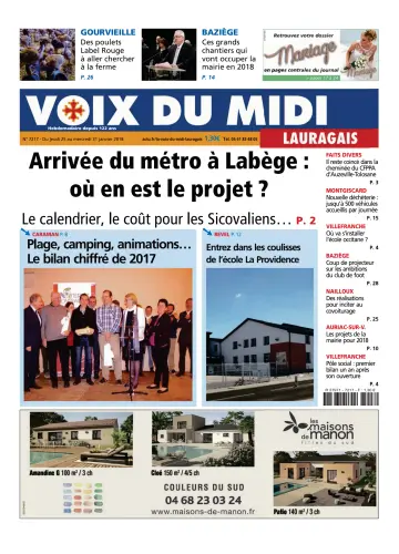 Voix du Midi (Lauragais) - 25 Ean 2018