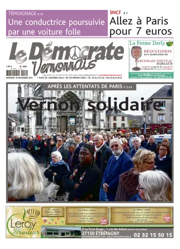 Le Démocrate Vernonnais - 18 Nov 2015