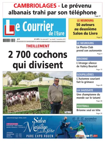Le Courrier de l'Eure - 1 Nov 2017