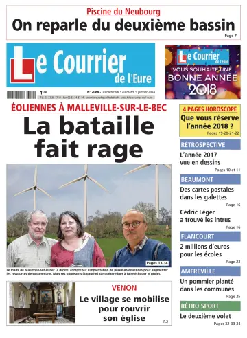 Le Courrier de l'Eure - 3 Jan 2018