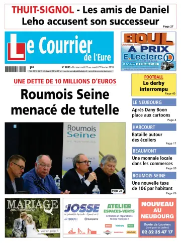 Le Courrier de l'Eure - 21 фев. 2018