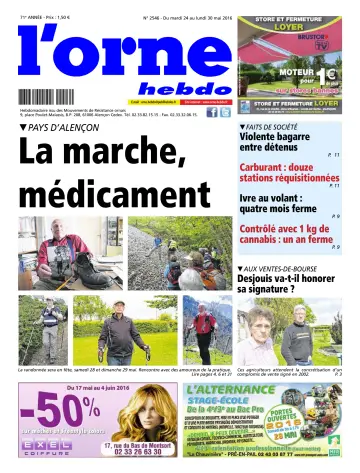 L'Orne Hebdo - 24 May 2016