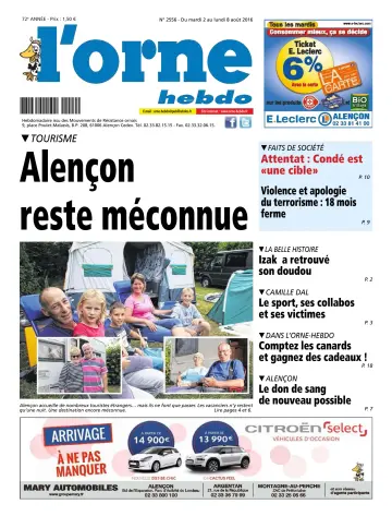 L'Orne Hebdo - 2 Aug 2016