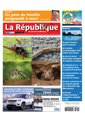 La République de Seine-et-Marne (Édition A-B) - 17 Jul 2017