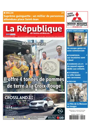 La République de Seine-et-Marne (Édition A-B) - 28 Aug 2017
