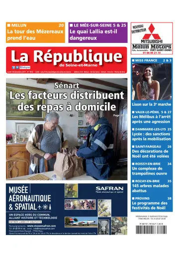 La République de Seine-et-Marne (Édition A-B) - 18 Dec 2017