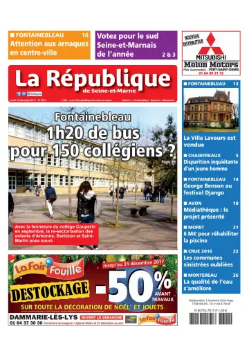La République de Seine-et-Marne (Édition C) - 25 Dec 2017