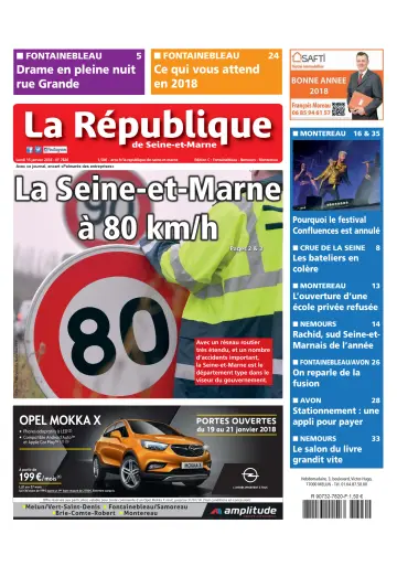 La République de Seine-et-Marne (Édition C) - 15 Jan 2018