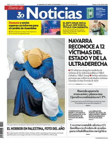 Diario de Noticias (Spain) - 19 avr. 2024