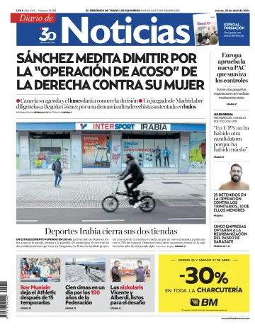 Diario de Noticias (Spain) - 25 апр. 2024