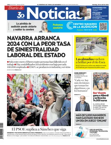 Diario de Noticias (Spain) - 28 Apr. 2024