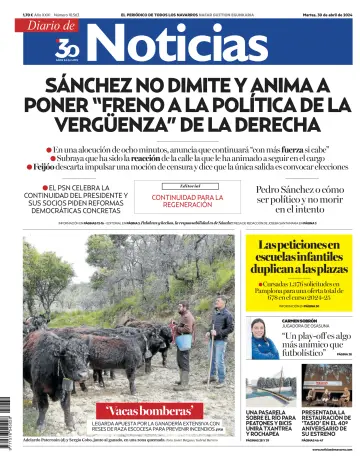 Diario de Noticias (Spain) - 30 Nis 2024