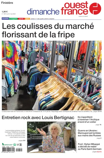 Dimanche Ouest France (Finistere) - 22 May 2022