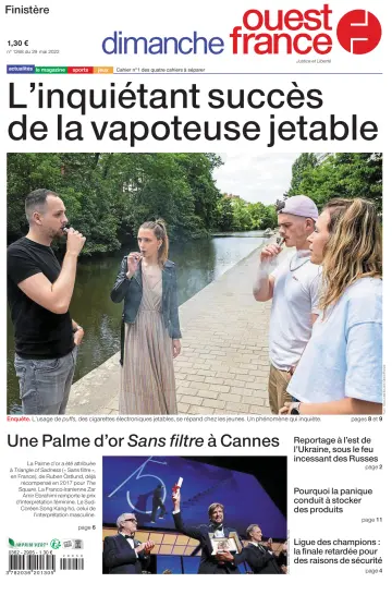 Dimanche Ouest France (Finistere) - 29 May 2022