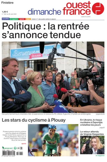 Dimanche Ouest France (Finistere) - 28 Aug 2022