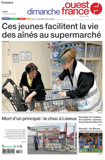 Dimanche Ouest France (Finistere) - 13 Aug 2023
