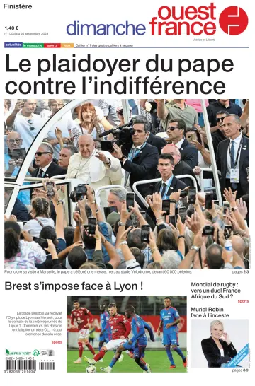 Dimanche Ouest France (Finistere) - 24 Sep 2023