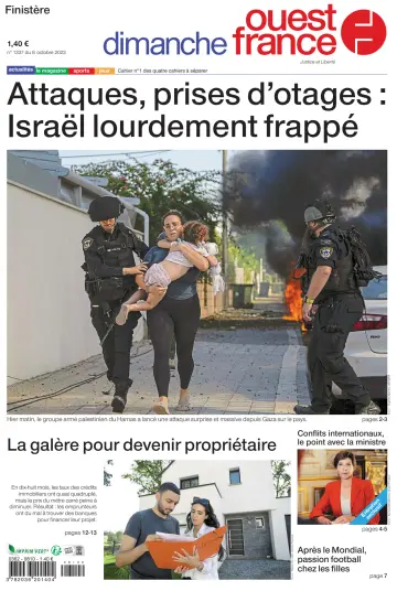 Dimanche Ouest France (Finistere) - 8 Oct 2023