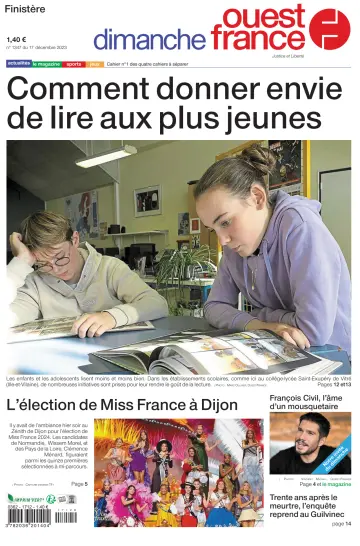 Dimanche Ouest France (Finistere) - 17 dic 2023