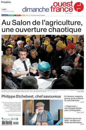 Dimanche Ouest France (Finistere) - 25 二月 2024