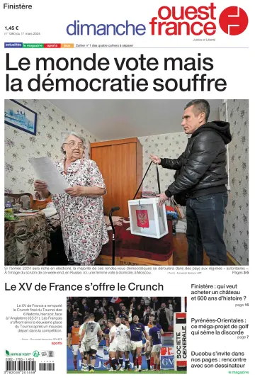 Dimanche Ouest France (Finistere) - 17 março 2024
