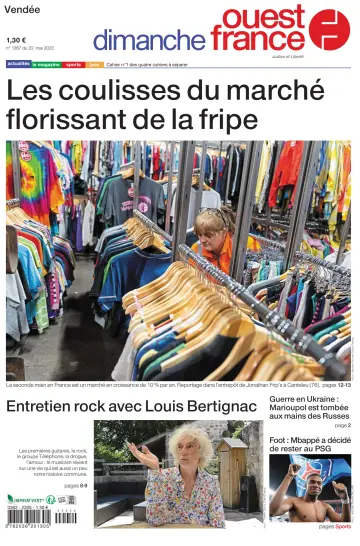 Dimanche Ouest France (Vendee) - 22 May 2022