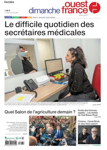 Dimanche Ouest France (Vendee) - 03 мар. 2024