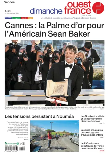 Dimanche Ouest France (Vendee) - 26 May 2024