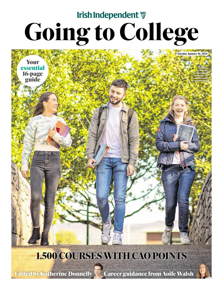 Irish Independent - Going to College