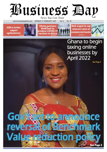 Business Day (Ghana) - 21 Feb 2022