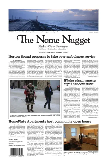 The Nome Nugget - 16 Kas 2023
