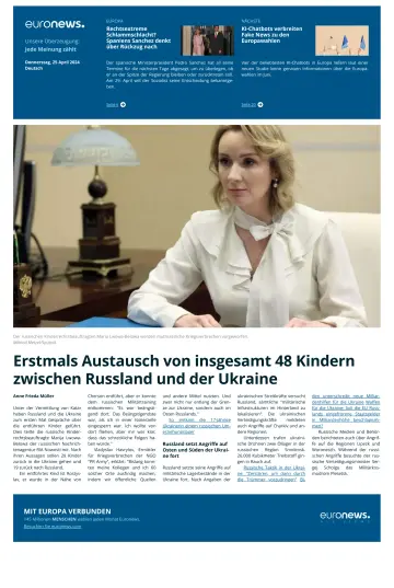 EuroNews (German) - 25 Apr 2024