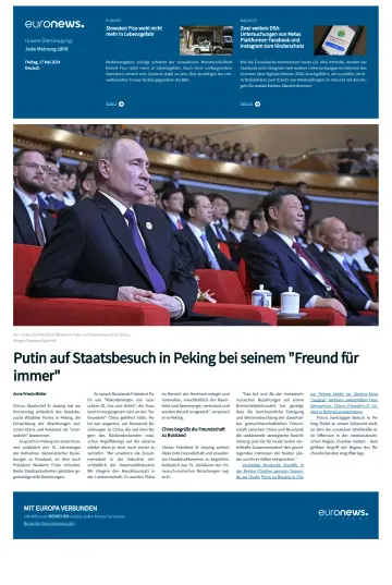 EuroNews (Deutsche) - 17 5월 2024