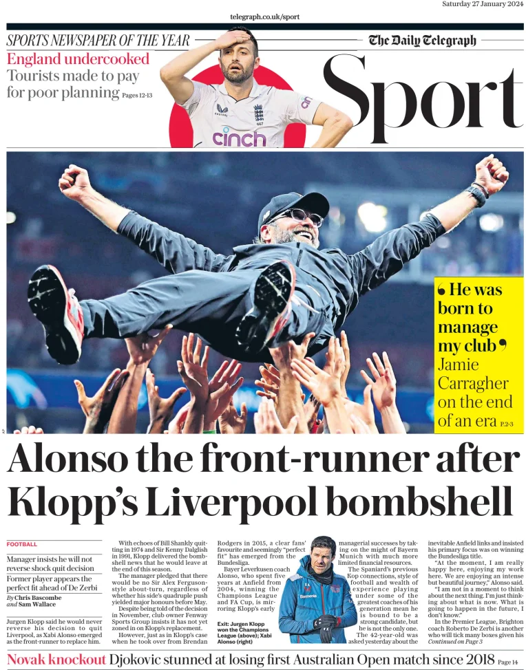 The Daily Telegraph - Saturday - Sport Saturday