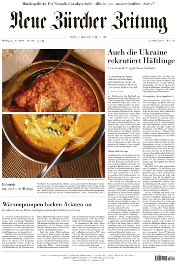 Neue Zürcher Zeitung - 27 maio 2024