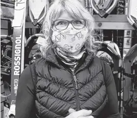Daisy Roberts, co-owner of Hub Cy­cle, says they want ev­ery­one to en­joy the out­doors.