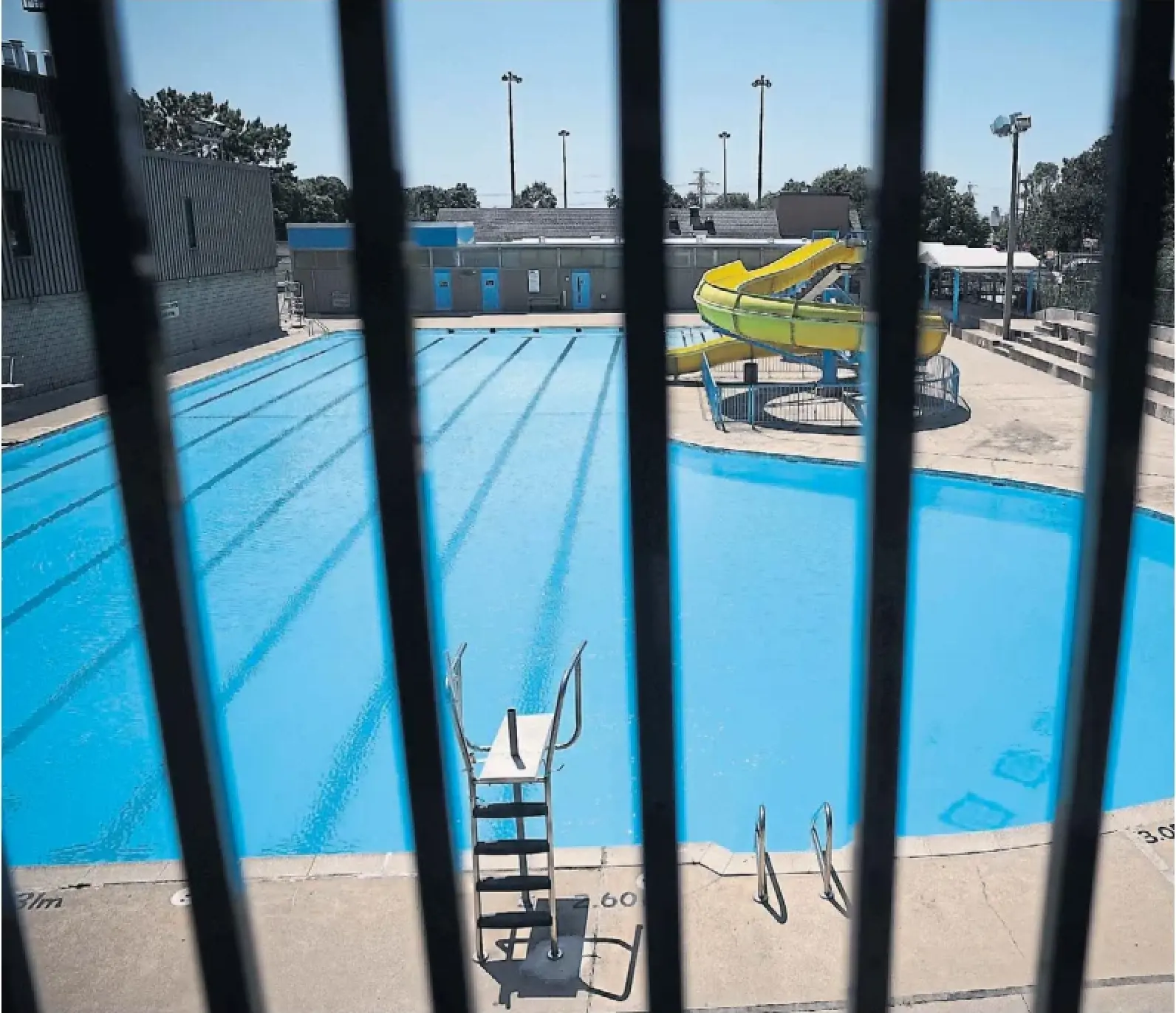 The Giovanni Caboto pool was closed in midafternoon on Monday due to “unsafe pool clarity” amid scorching temperatures.
