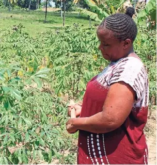 Eliza­beth Kadenge, a mother of four, lost her maize har­vest two years in a row to extreme cli­mate.
