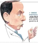 » SI­NAIS PAR­TI­CU­LA­RES. João Do­ria, pré-can­di­da­to ao go­ver­no de SP