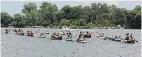 Set­tler and Indige­nous pad­dlers are build­ing friend­ships and un­der­stand­ing as they move along the Grand River bring­ing at­ten­tion to the Two Row Wam­pum treaty.
