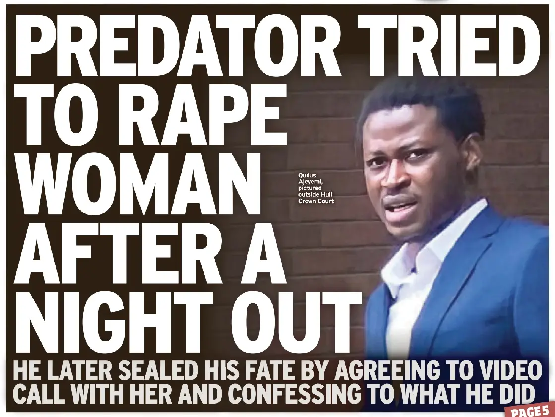 Qudus Ajeyemi, pictured outside Hull Crown Court
